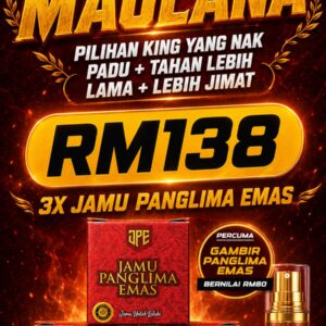 3 Kotak Jamu Panglima Emas